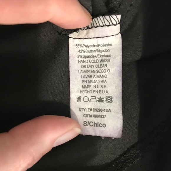 Size Small Sexy Little Black Dress Mini Front Embellishments Party Cocktail Date - Picture 4 of 8